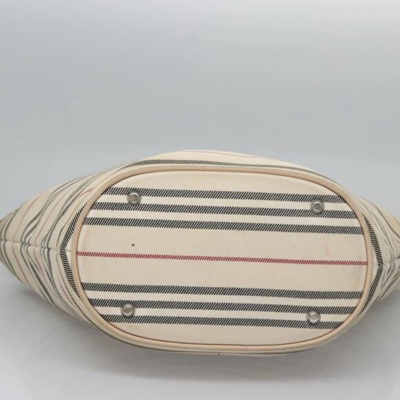 BURBERRY Hand Bag Canvas Beige Auth ti2859 - Picture 6 of 16